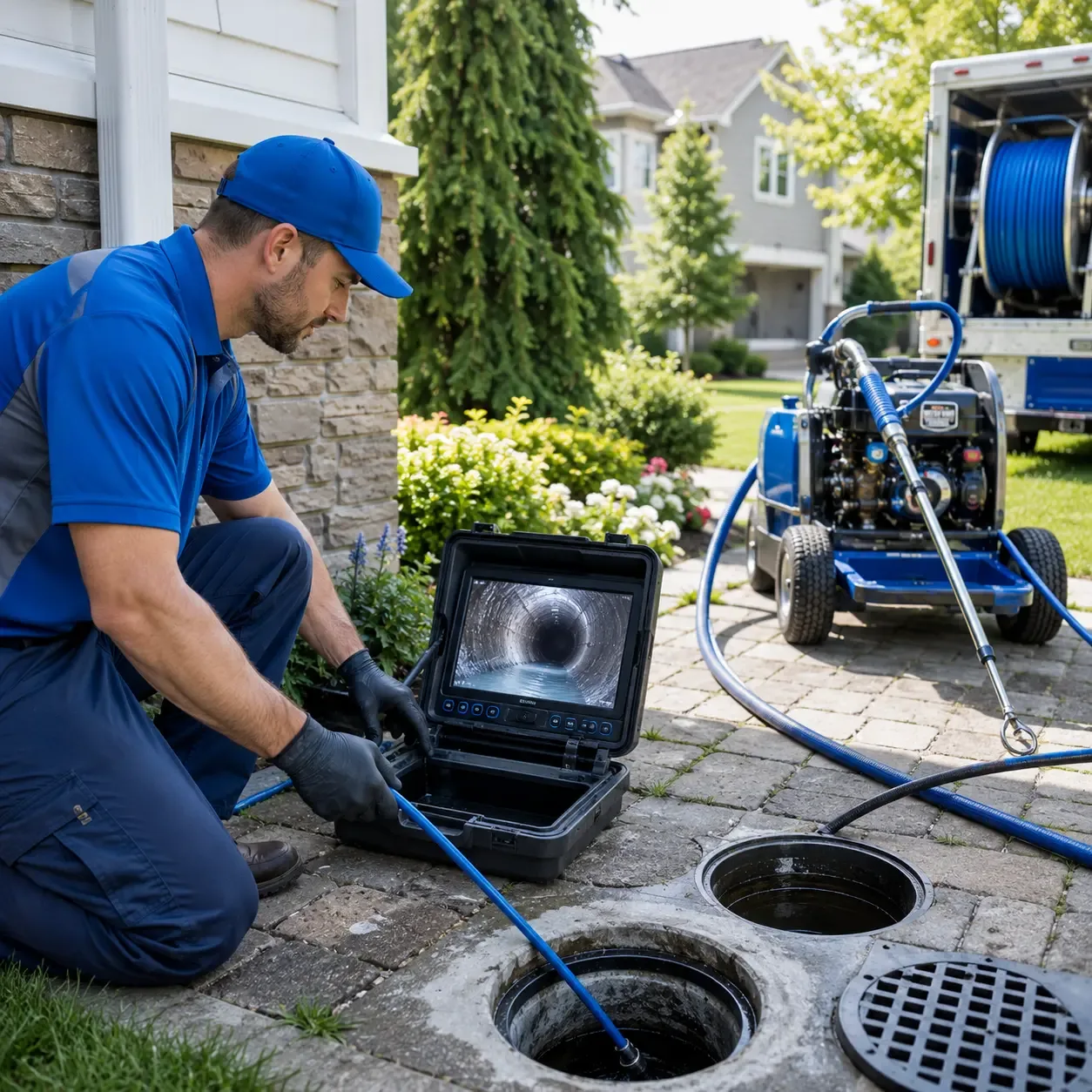 Outdoor drain cleaning professionals serving Lancaster, TN
